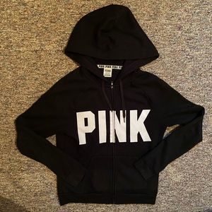 PINK VICTORIAS SECRET ZIP UP